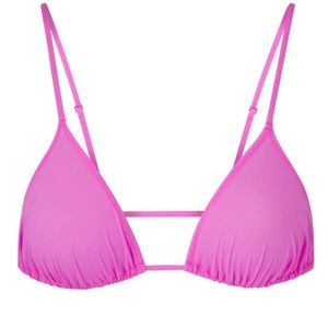 NWT Skims Neon Orchid - Micro Cording String Triangle Bra Neon Orchid - 2X